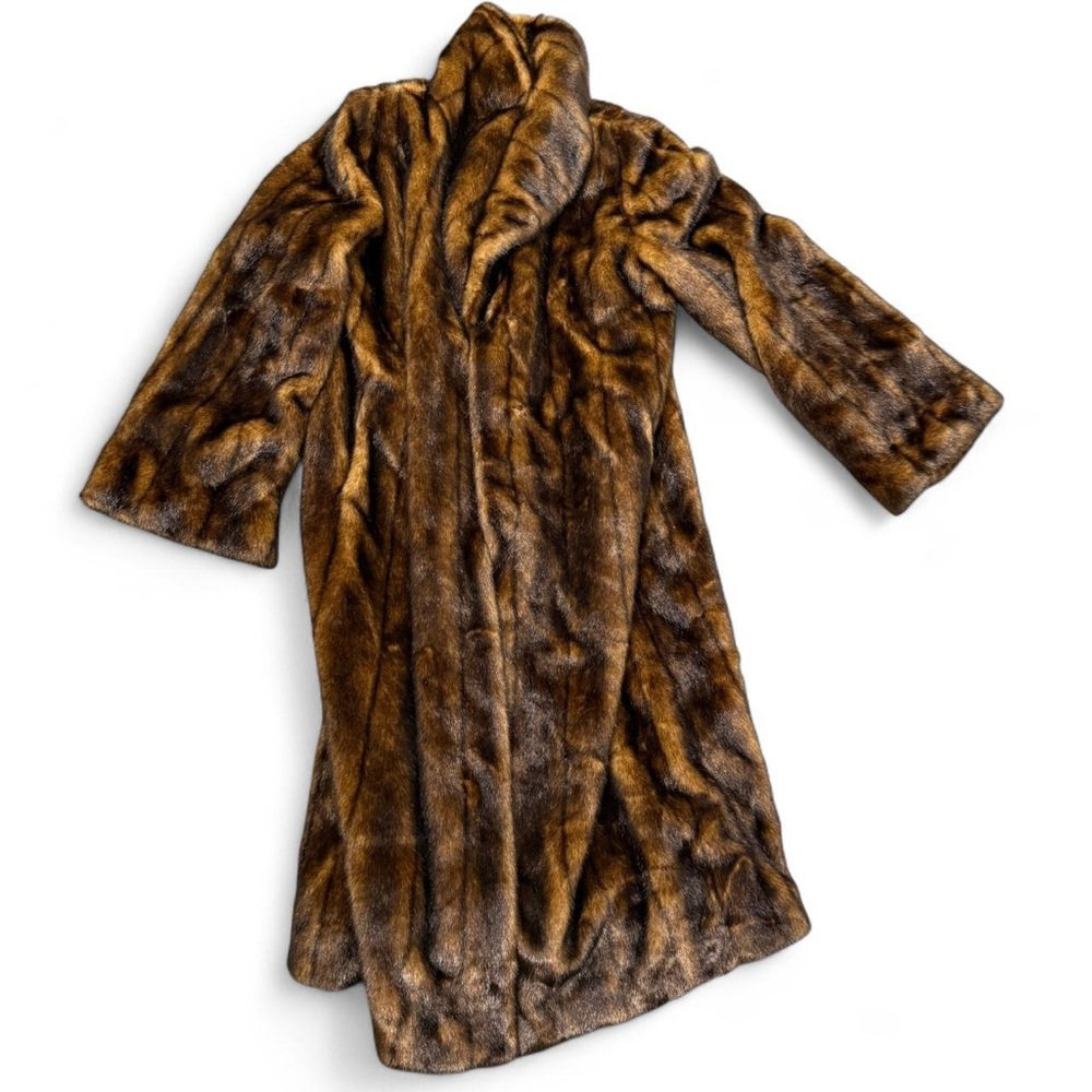 Pamela McCoy Oversized Faux Fur Long Coat